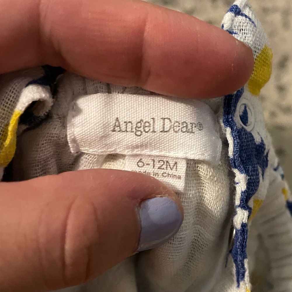 Angel‎ Dear Daisy Bubble Romper - 12 Months - Organic Cotton - Picture 3 of 4